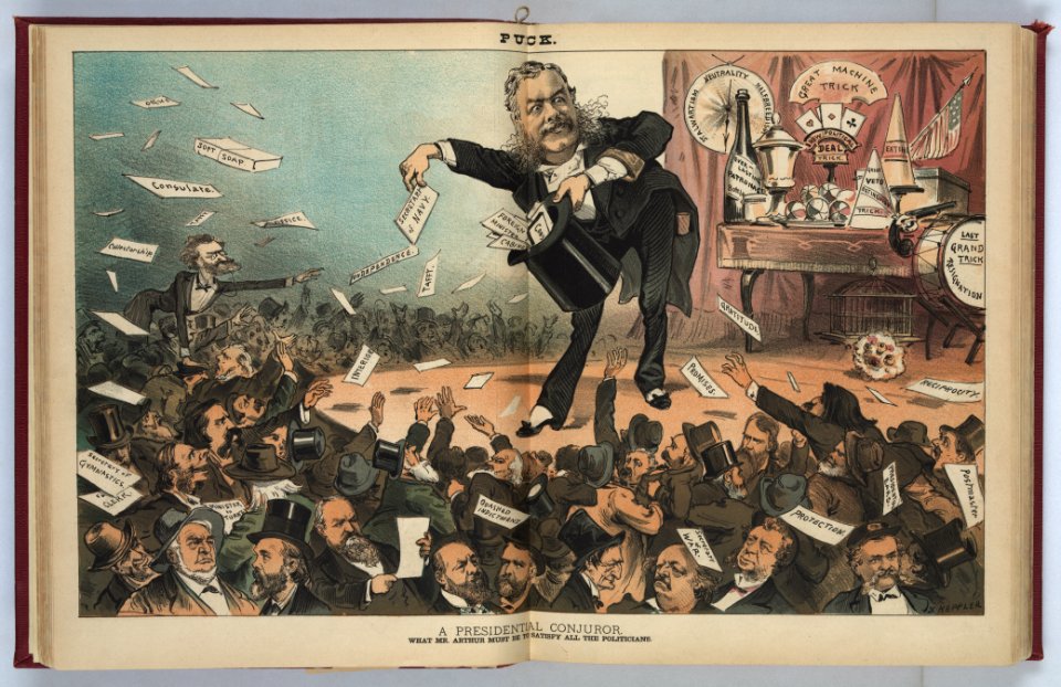 A presidential conjuror - J. Keppler. LCCN2012647292