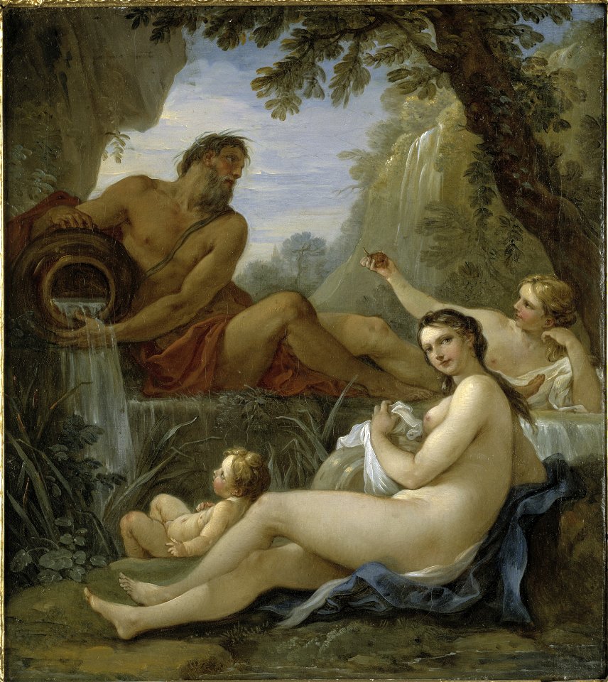 A River and a Fountain Nymph (Charles-Joseph Natoire) - Nationalmuseum - 17862