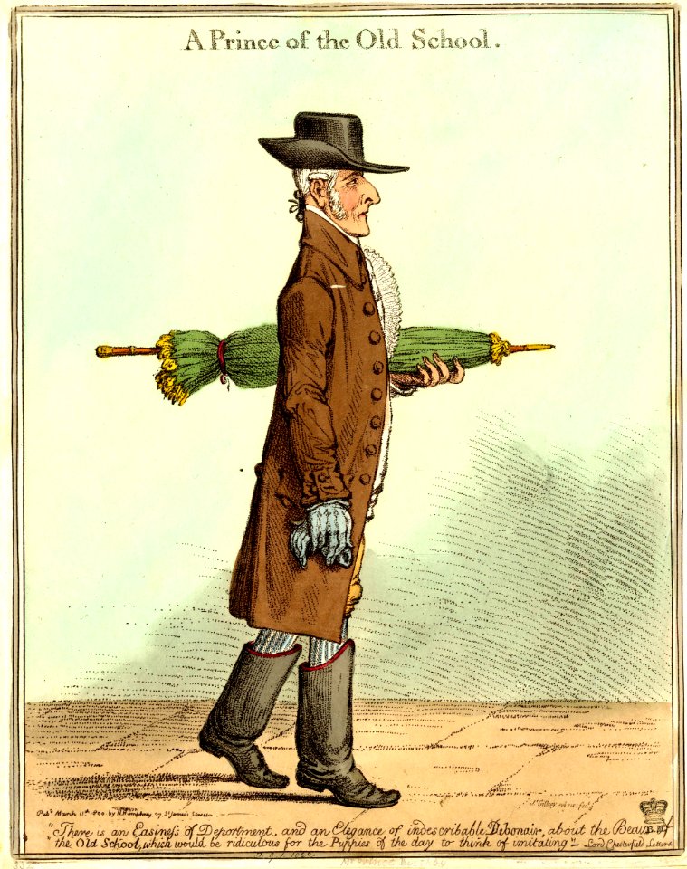 A Prince of the Old School. (BM 1851,0901.1022)