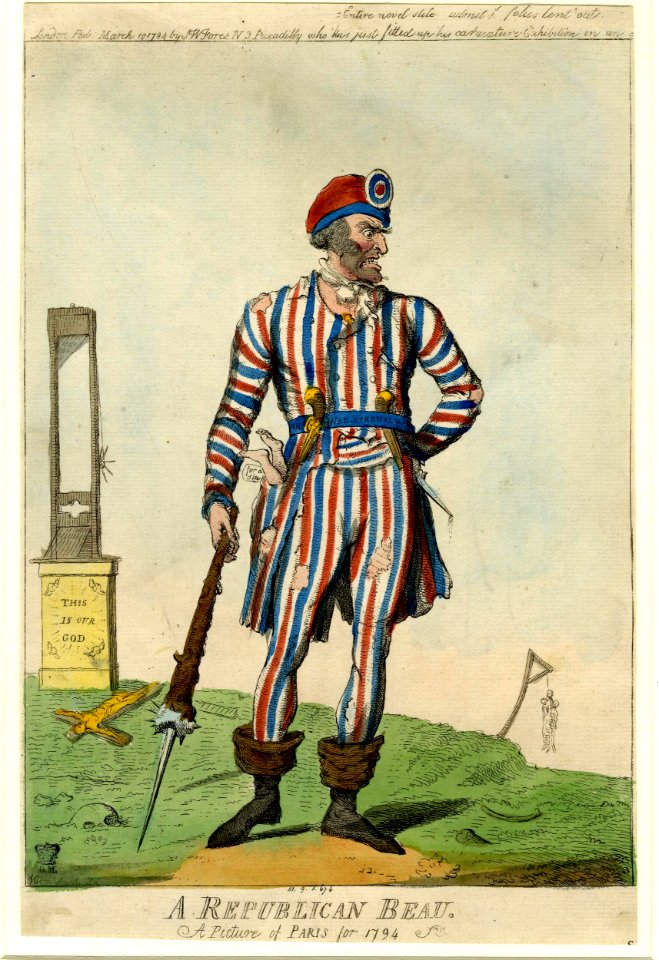 A republican beau. A picture of Paris for 1794 (BM 1851,0901.676)