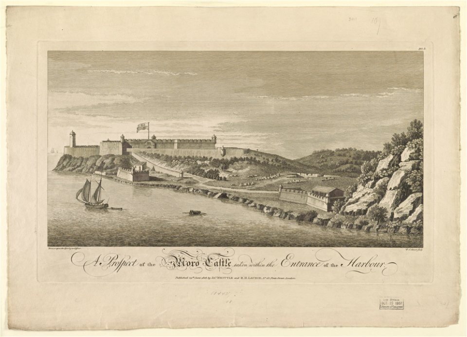 A prospect of the Moro Castle taken within the entrance of the harbour LCCN2003670607