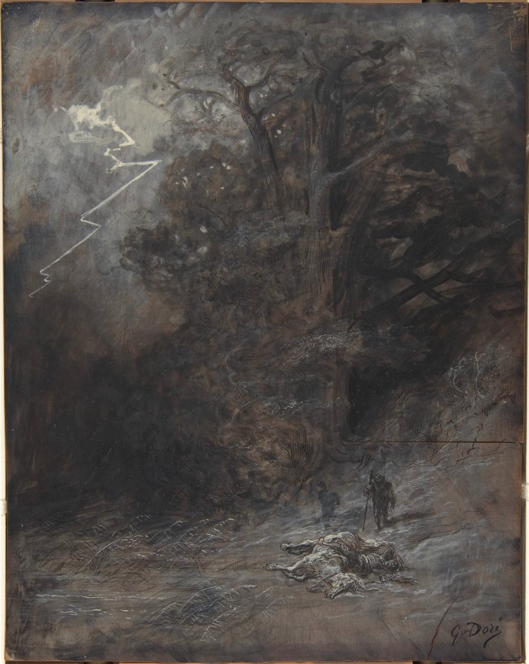 A Rider and a Dead Horse in a Landscape MET DP805944