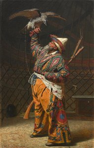 A Rich Kirghiz Huntsman with a Falcon (Vereshchagin)