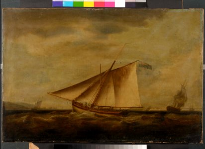 A revenue cutter close-hauled RMG BHC1063