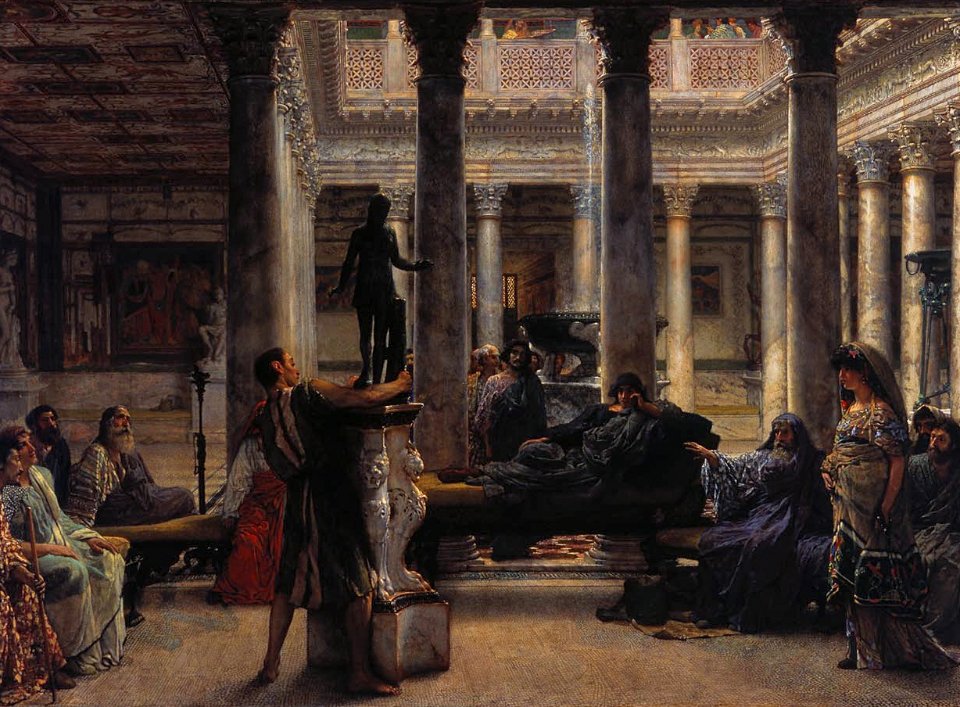 A Roman Amateur-Lawrence Alma-Tadema