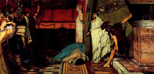 A Roman Emperor AD41 by Alma Tadema (1871)