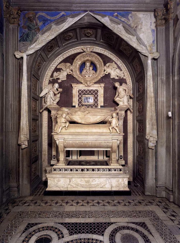 A Rossellino Tumba del Cardenal de Portugal San Miniato Florencia