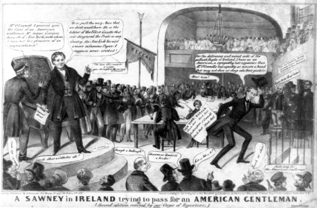 A sawney in Ireland trying to pass for an American gentleman LCCN2008661404