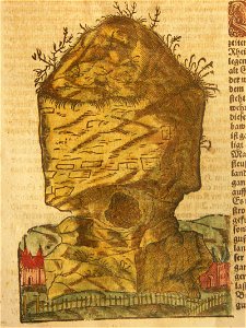 A Roman tomb in Germany, the Drususstein (1600)
