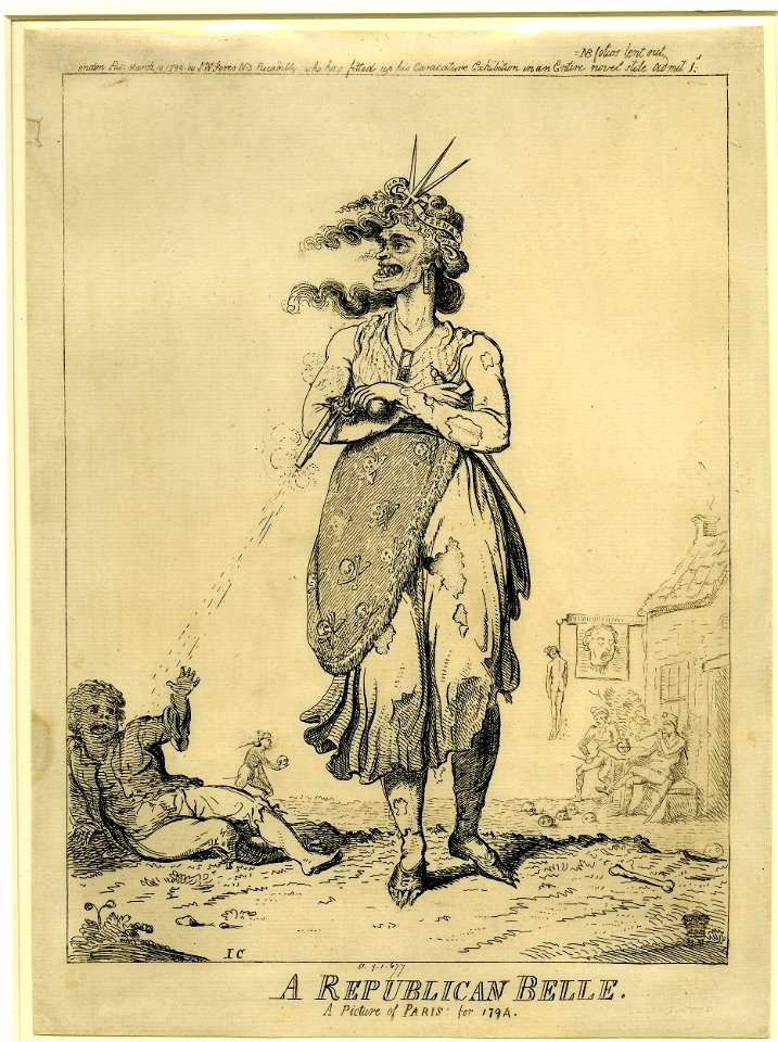 A Republican Belle. A picture of Paris for 1794. (BM 1851,0901.677)