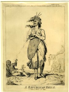 A Republican Belle. A picture of Paris for 1794. (BM 1851,0901.677)