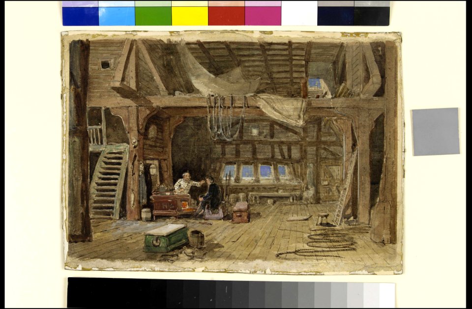 A sail maker's loft RMG PX9841