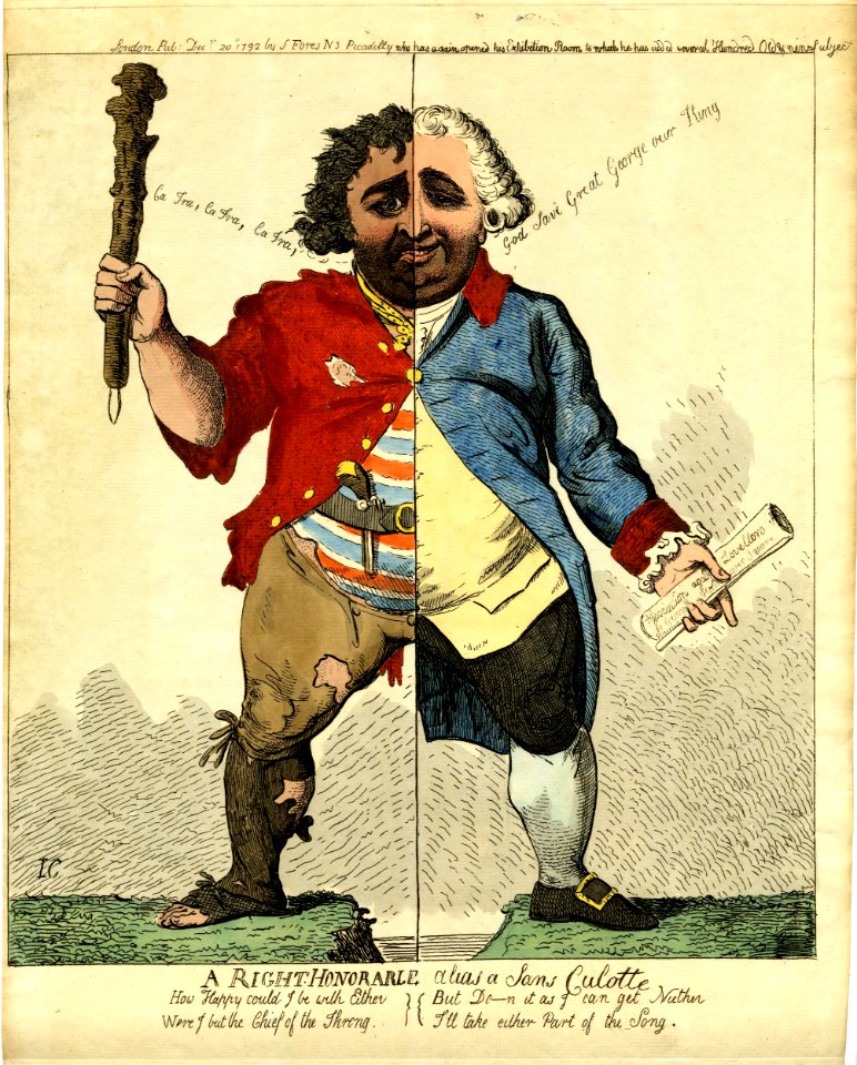 A right.honourable alias a sans culotte (BM J,4.49)