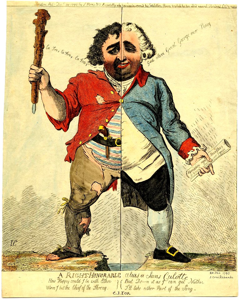 A right.honourable alias a sans culotte (BM 1868,0808.6250)