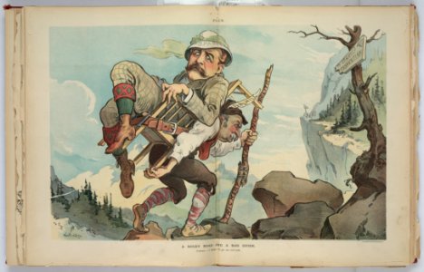 A rocky road and a bad guide - Keppler. LCCN2011645536