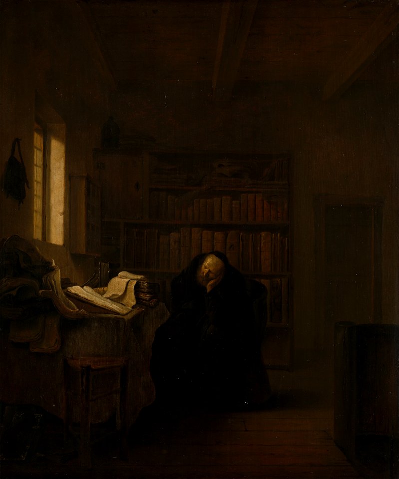 A Scholar in His Study Rijksmuseum Amsterdam SK-A-23