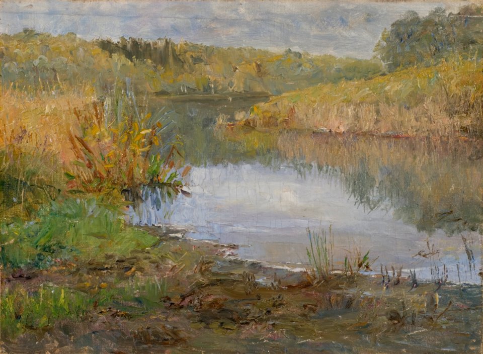 A River in France. Study (Ida von Schulzenheim) - Nationalmuseum - 20956