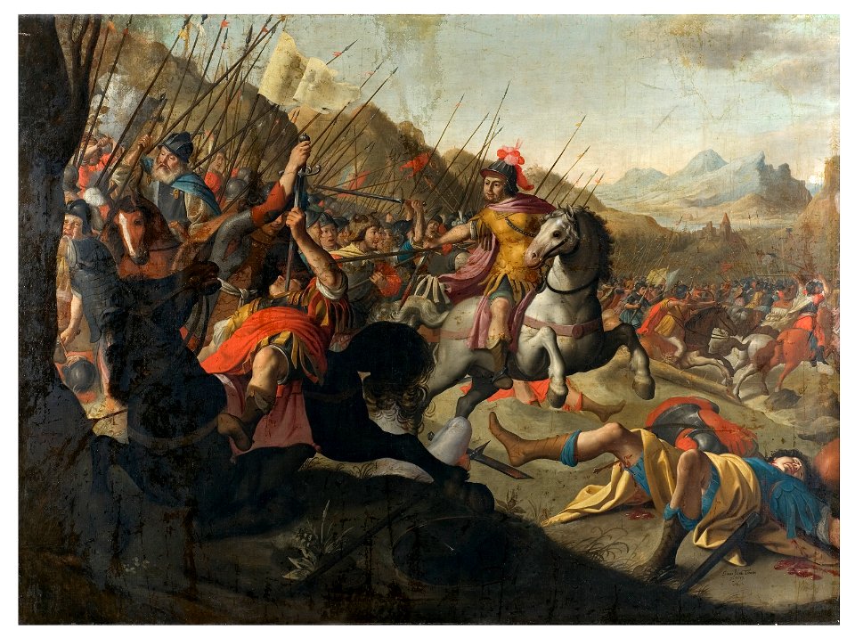 A Roman Battle (Simon Peter Tilemann) - Nationalmuseum - 21626