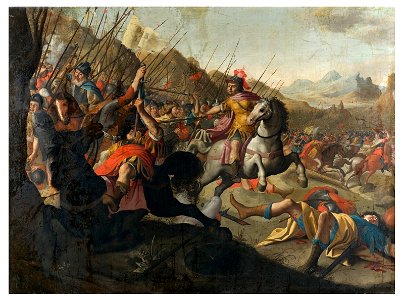 A Roman Battle (Simon Peter Tilemann) - Nationalmuseum - 21626