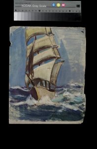 A sailing vessel RMG BHC4001