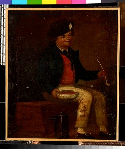 A sailor sitting on a chest, ca.1790 RMG BHC1083