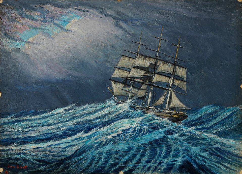 A sailing ship RMG L8763