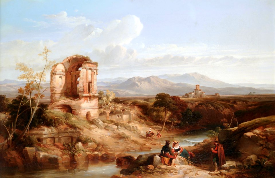 A ruin in the Campagna of Rome, by William Leighton Leitch