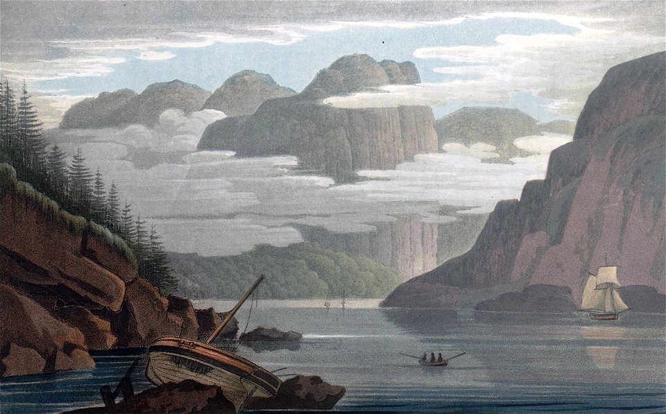 A scene in Longsound Frith (JW Edy plate 39)