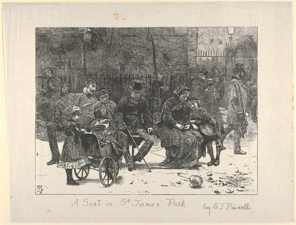 A Seat in St. James' Park MET DP837445