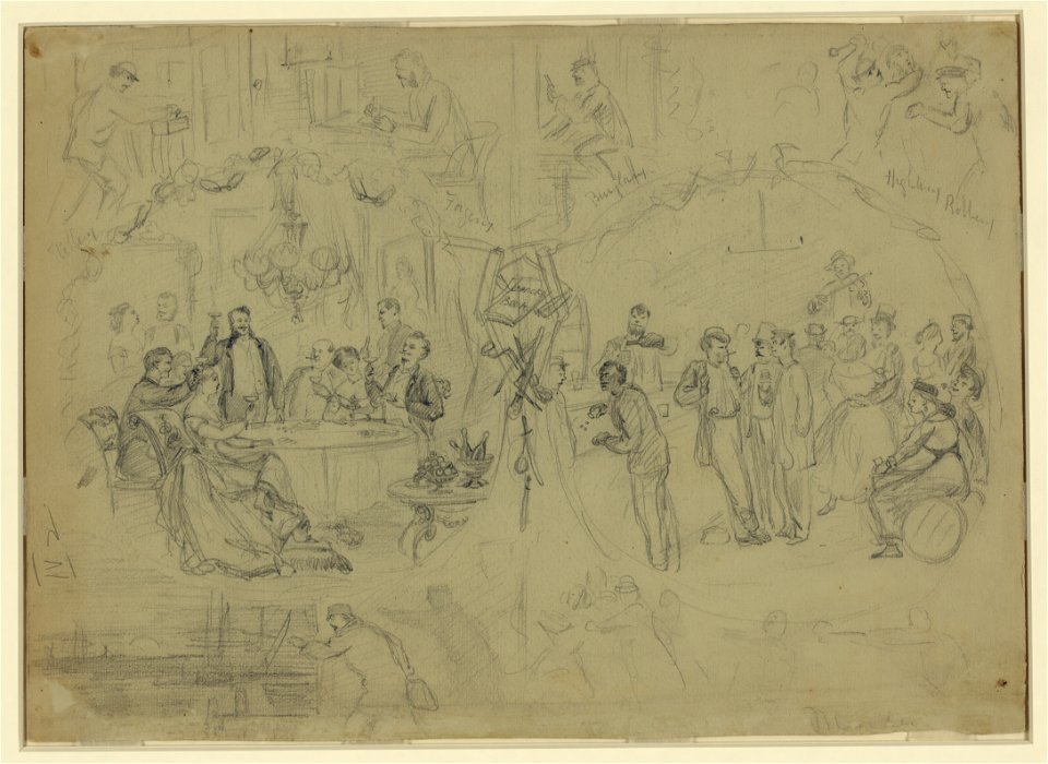 A series of small scenes that illustrate various ways of getting money LCCN2004661197