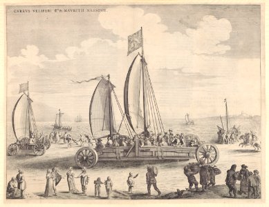 A sailing wagon ca.1620 RMG PY8610
