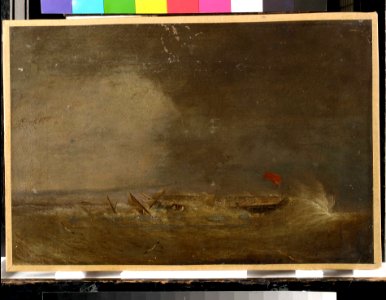 A ship driven onto shore RMG BHC1143