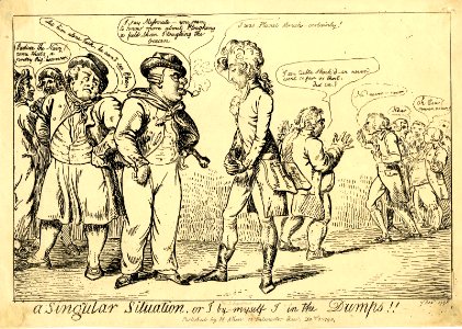 A singular situation, or I by-myself I in the dumps!! (BM 1868,0808.6800)