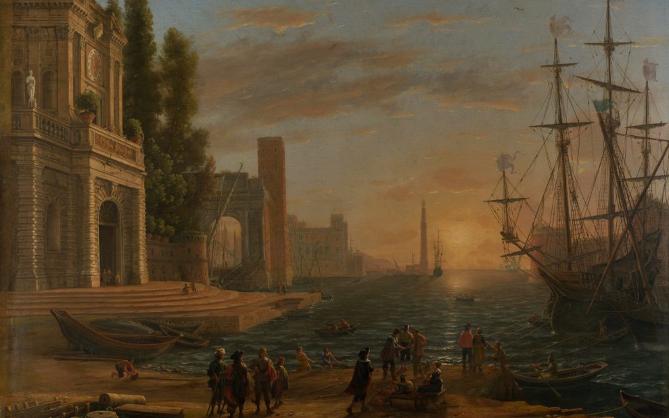 A Seaport by Claude