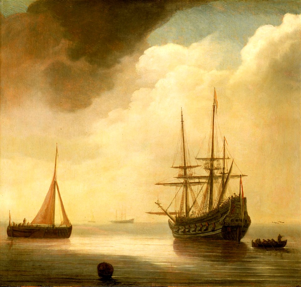 A Ship in a Calm Sea RMG BHC0734