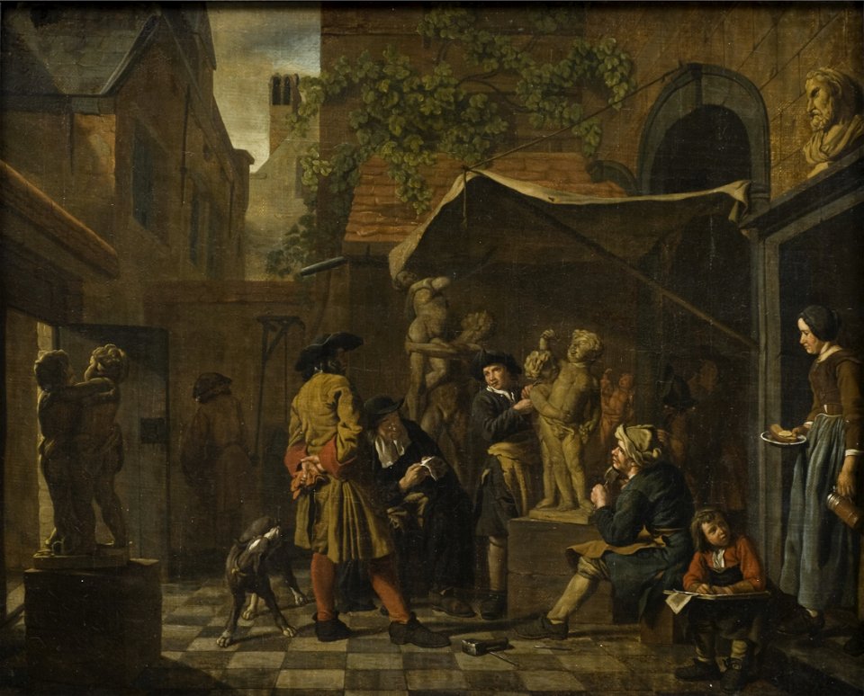 A Sculptor's Studio (Jan Josef I Horemans) - Nationalmuseum - 17289