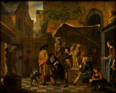 A Sculptor's Studio (Jan Josef I Horemans) - Nationalmuseum - 17289