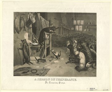 A sermon on temperance. Die temperanz predigt LCCN2003680000
