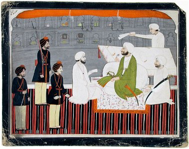 A Sikh raja in audience (6124587895)