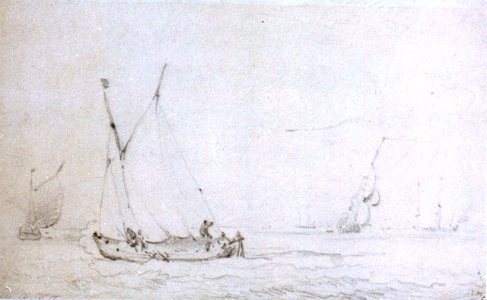 A smalschip close-hauled in a breeze RMG PW6997