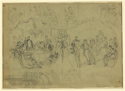 A series of small scenes that illustrate various ways of getting money LCCN2004661197
