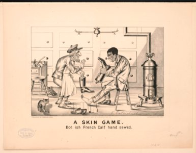 A skin game - V. Ostenbach. LCCN2004672434