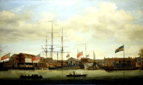 A Small Shipyard on the Thames RMG BHC1059
