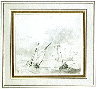 A smalschip close-hauled in a breeze RMG PU0718
