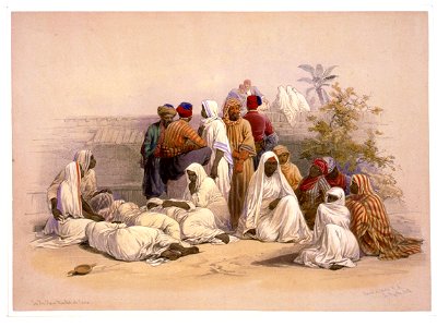A slave market in Cairo-David Roberts