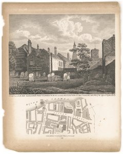 A south view of Queen Elizabeth's free grammar school in Tooley Street in the parish of St. Olave LCCN2003681612