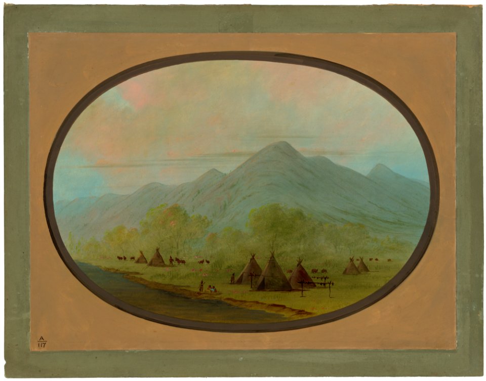 A Small Crow Village C16229