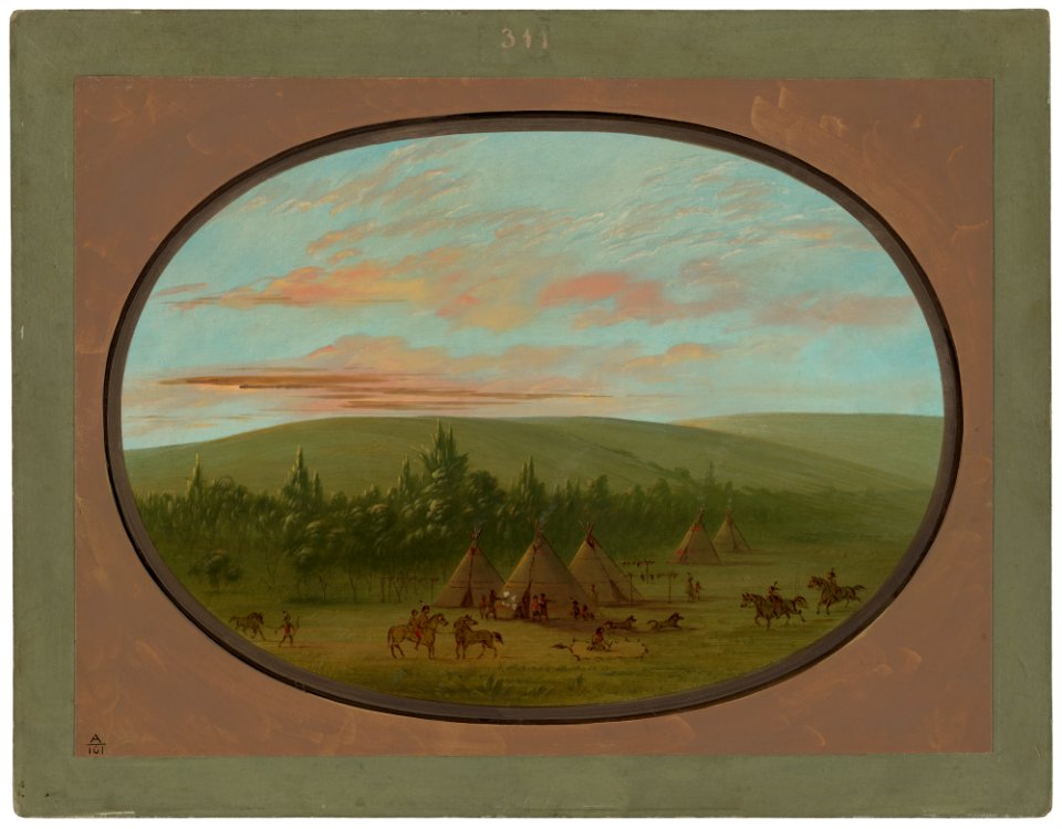 A Sioux Village C16183