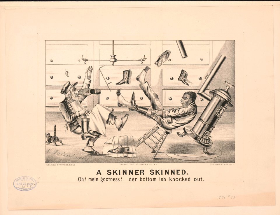 A skinner skinned - V. Ostenbach. LCCN2004672435