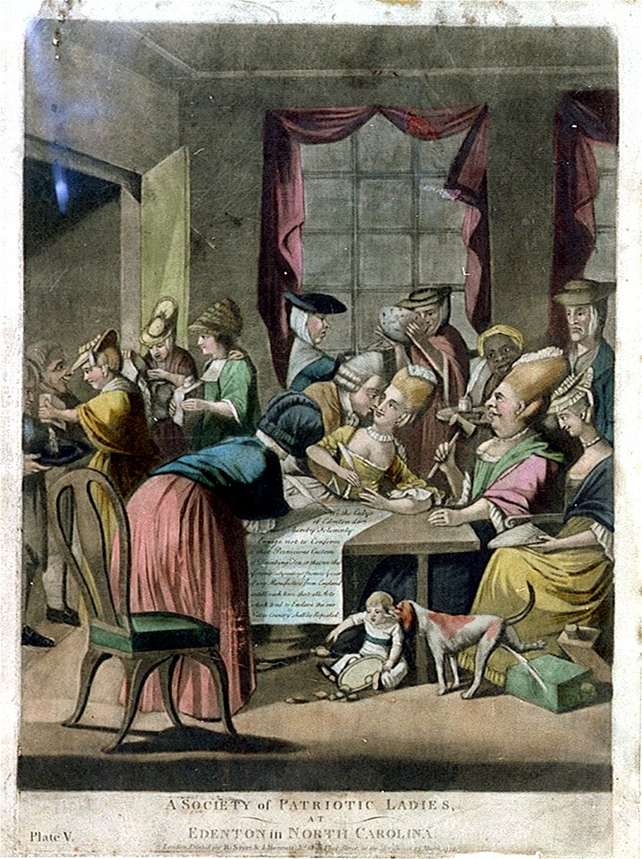A Society of Patriotic Ladies, at Edenton in North Carolina (caricature) RMG PW4009